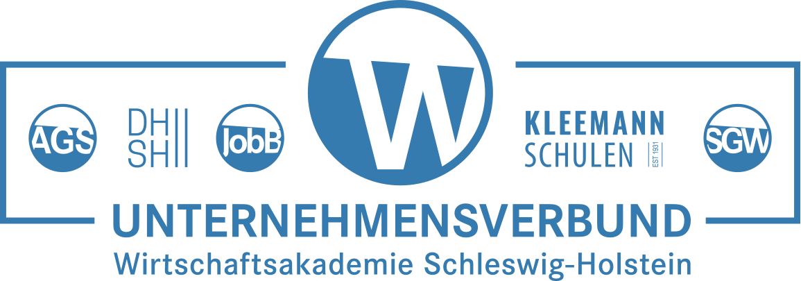 Logo des Unternehmensverbunds Wirtschaftsakademie Schleswig-Holstein